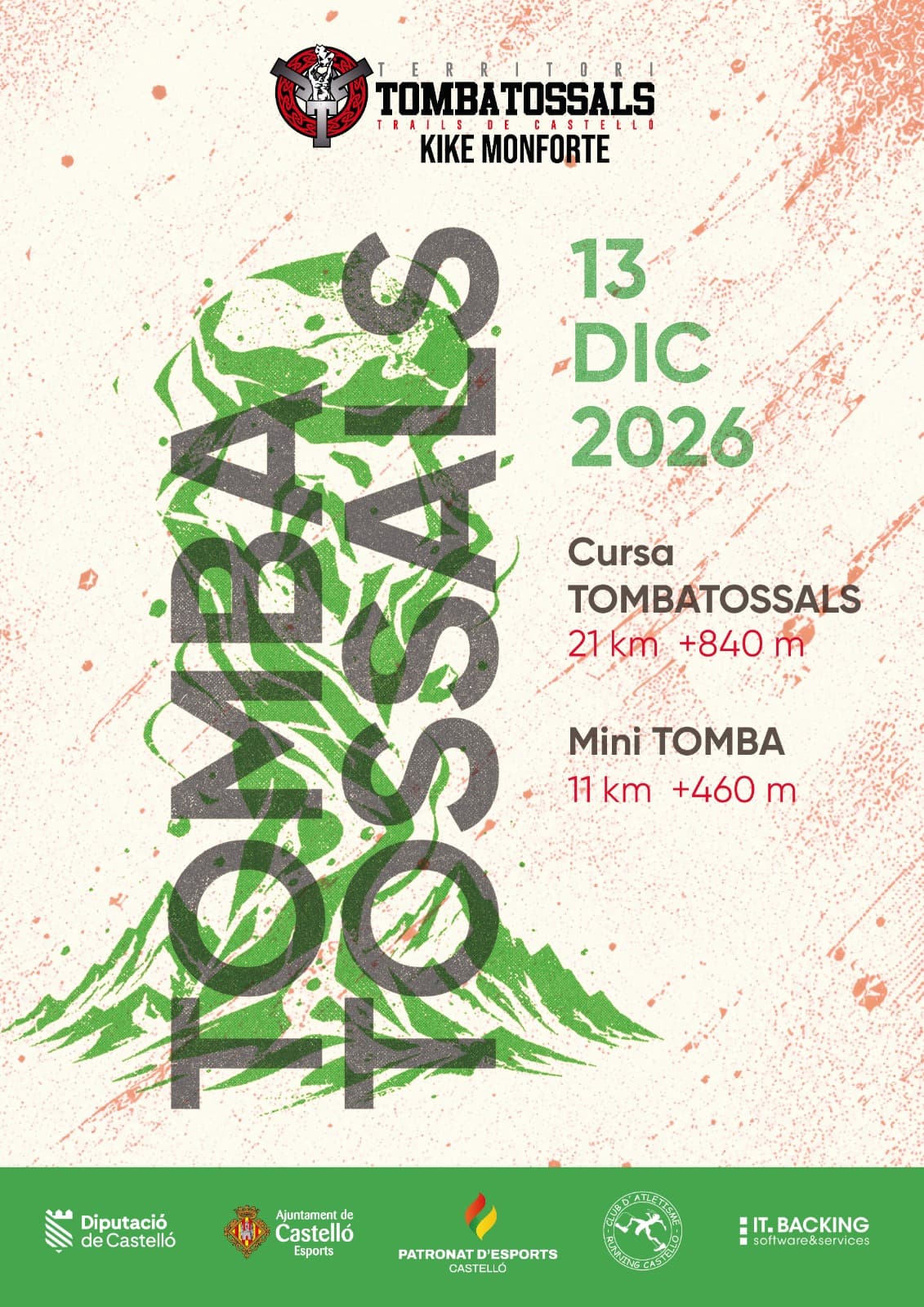 Tombatossals 2026 — 21K and Minitomba 11K Trail Races