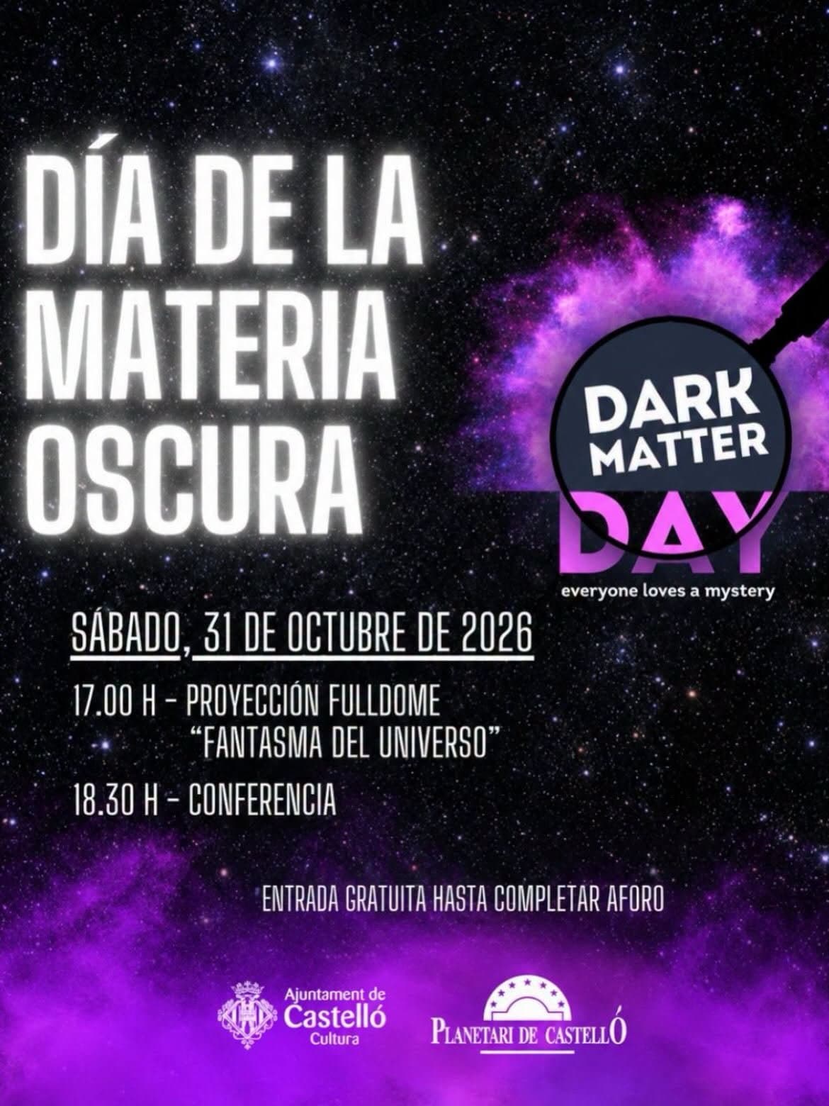 Dark Matter Day — Dome Film and Science Talk